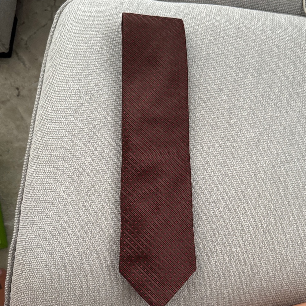 Elegant Burgundy Tie for Men